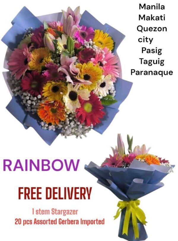 Rainbow Gift Bouquet